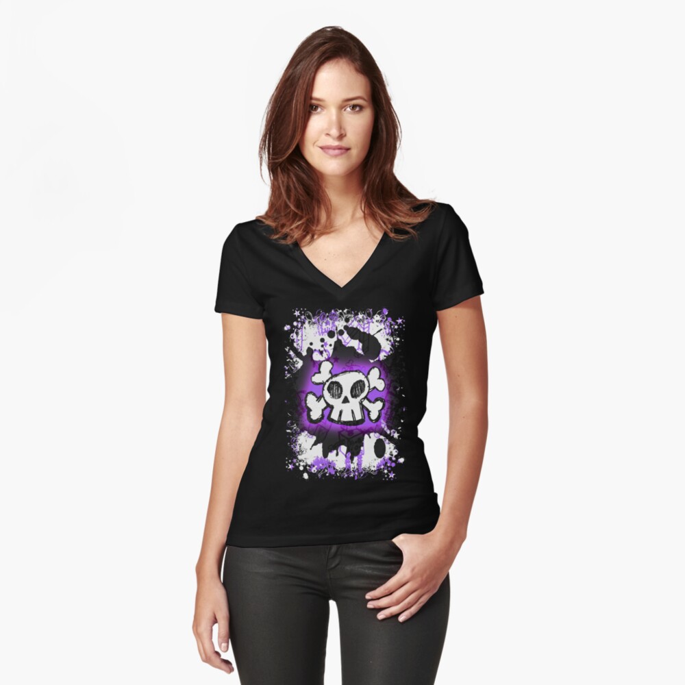 Item preview, Fitted V-Neck T-Shirt designed and sold by RoseanneJones.