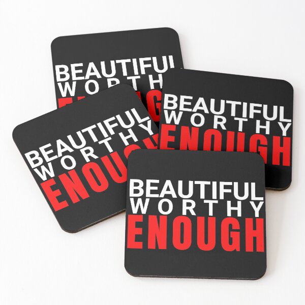 Item preview, You Are Beautiful, Worthy, Enough designed and sold by Daluyong.