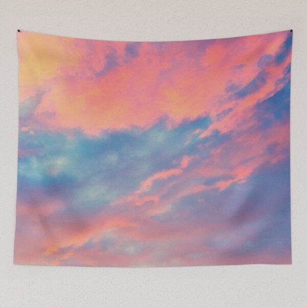 Item preview, Pink sky clouds designed and sold by cutecrazytshirt.