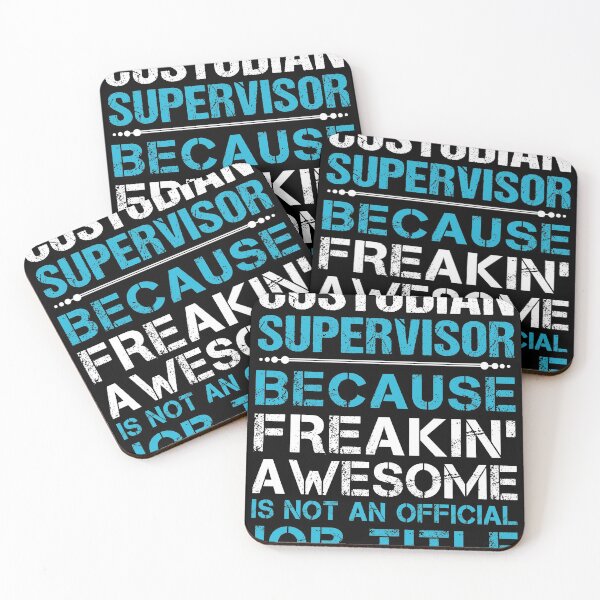 Item preview, Custodian Supervisor T Shirt - Freaking Awesome Gift Item Tee designed and sold by isachsenan.