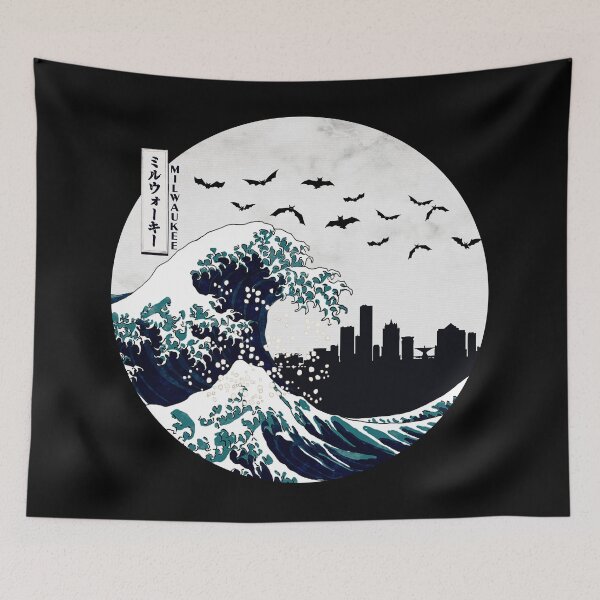 Item preview, Milwaukee Kanagawa Wave Dark designed and sold by DFerraz.