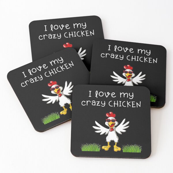 Item preview, Farming I Love My Crazy Chicken Funny Glasses Chick  designed and sold by tashiav.