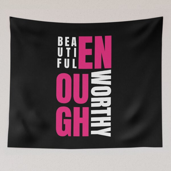 Item preview, You are beautiful, worthy, enough designed and sold by Daluyong.