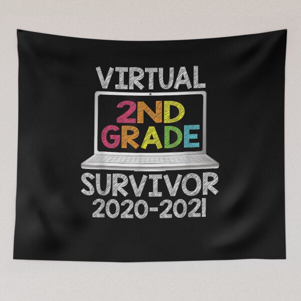 Item preview, Last Day Of School Virtual 2nd Grade Survivor 2020 2021  designed and sold by tashiav.