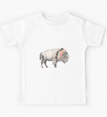 Camiseta para niños Bisonte blanco