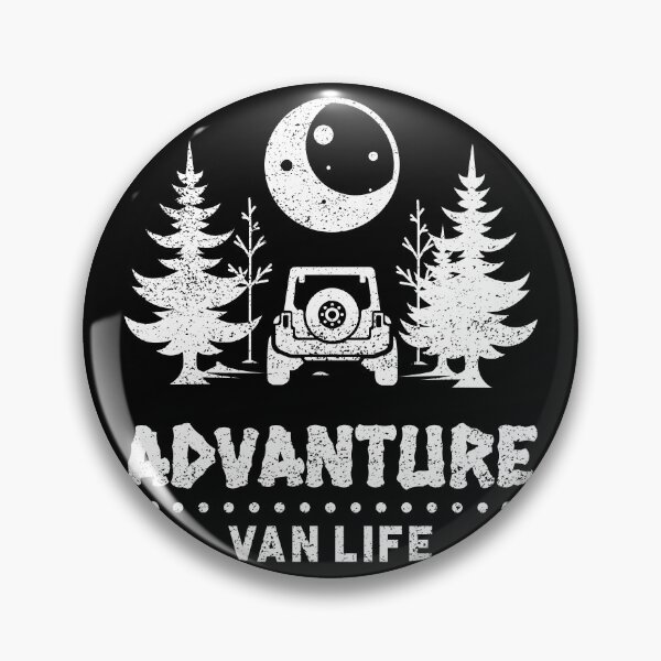 Item preview, Advanture Van Life Camping Moon Tree Forest designed and sold by Rene-Greff.