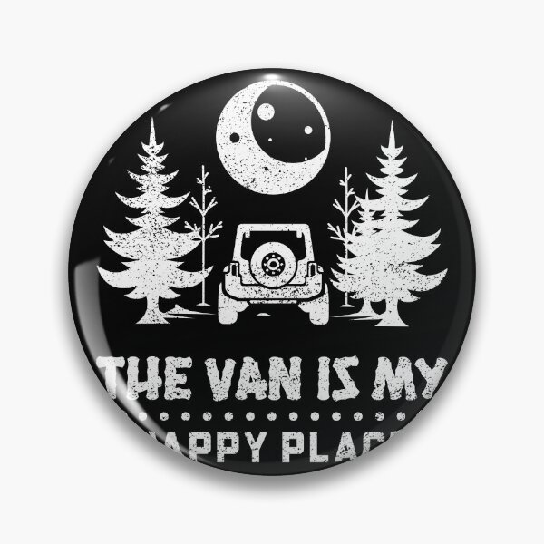 Artikelvorschau, The Van is my happy place Van Life Camping  entworfen und verkauft von Rene-Greff.