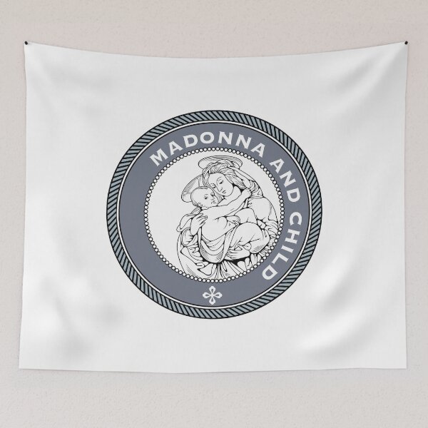 Item preview, MADONNA AND CHILD designed and sold by CatholicSaints.