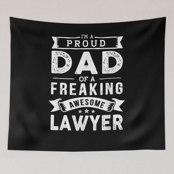 Item preview, I'm A Proud Dad Of Lawyer Funny Father's Day  designed and sold by tashiav.