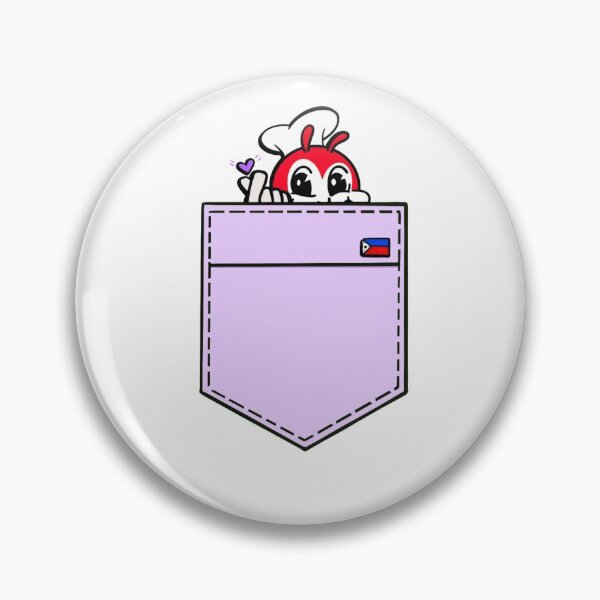 Item preview, CUTE JOLLIBEE ARMY PEEKING FROM A POCKET designed and sold by aydapadi.