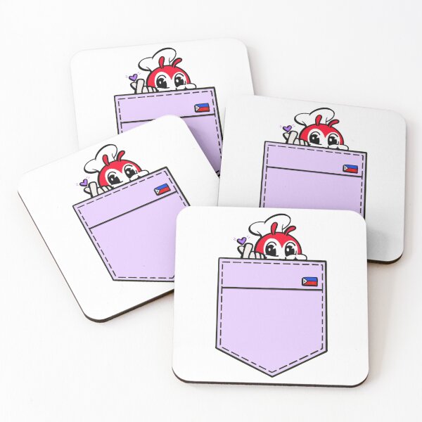 Item preview, CUTE JOLLIBEE ARMY PEEKING FROM A POCKET designed and sold by aydapadi.