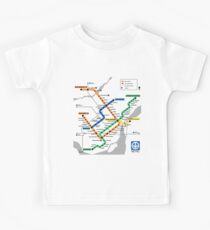 STM Montreal Metro - light background Kids Tee