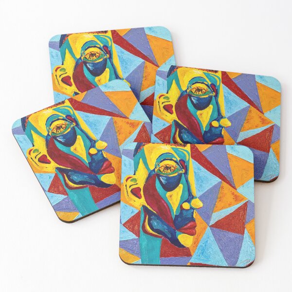 Item preview, Abstract Geometric Portrait designed and sold by Artsyasha.