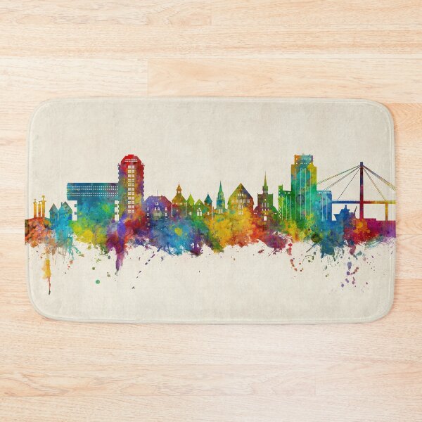 Item preview, Stavanger Norway Skyline designed and sold by ArtPrints.