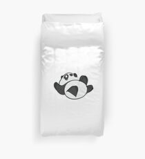 Tumbling Panda Bear Duvet Cover