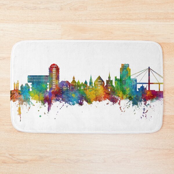 Item preview, Stavanger Norway Skyline designed and sold by ArtPrints.