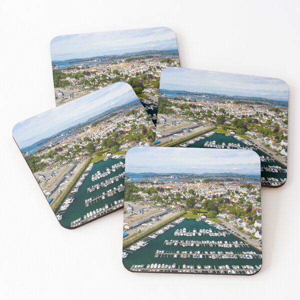 Item preview, Beautiful Quay with Boats In Stavanger, paradis brygge stavanger designed and sold by Trendy Merch 90.
