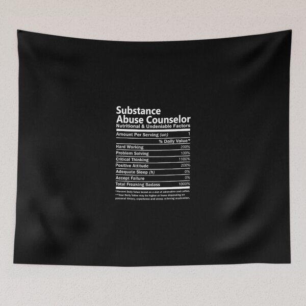 Item preview, Substance Abuse Counselor T Shirt - Nutritional And Undeniable Factors Gift Item Tee designed and sold by jennynicho.