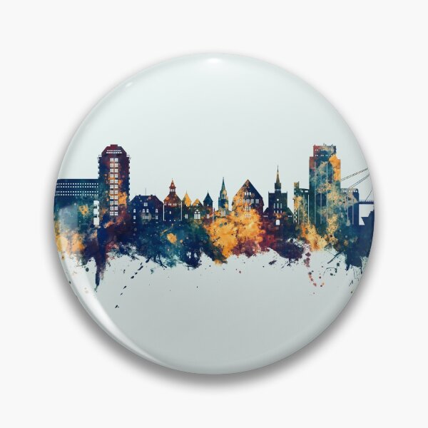 Item preview, Stavanger Norway Skyline designed and sold by ArtPrints.