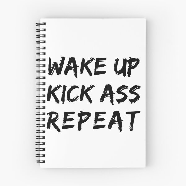Item preview, WAKE UP KICK ASS REPEAT 2 designed and sold by KingsManKind.