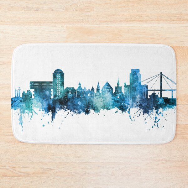 Item preview, Stavanger Norway Skyline designed and sold by ArtPrints.