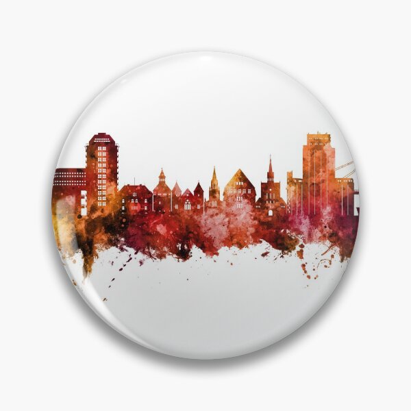 Item preview, Stavanger Norway Skyline designed and sold by ArtPrints.