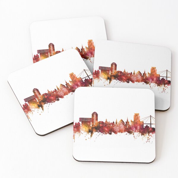 Item preview, Stavanger Norway Skyline designed and sold by ArtPrints.