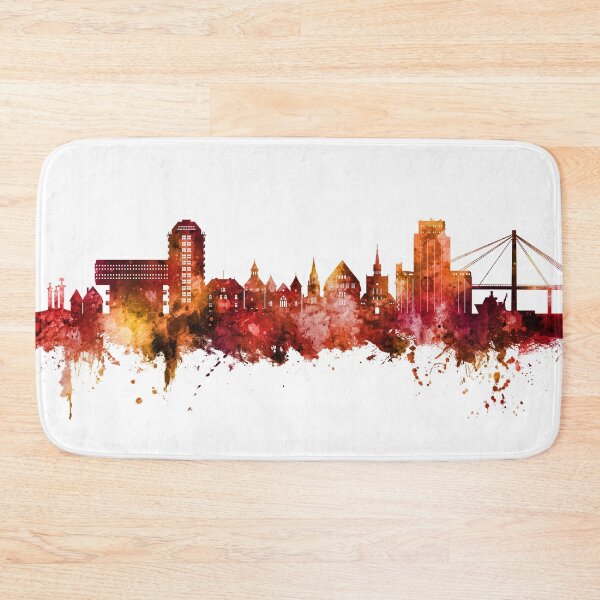 Item preview, Stavanger Norway Skyline designed and sold by ArtPrints.