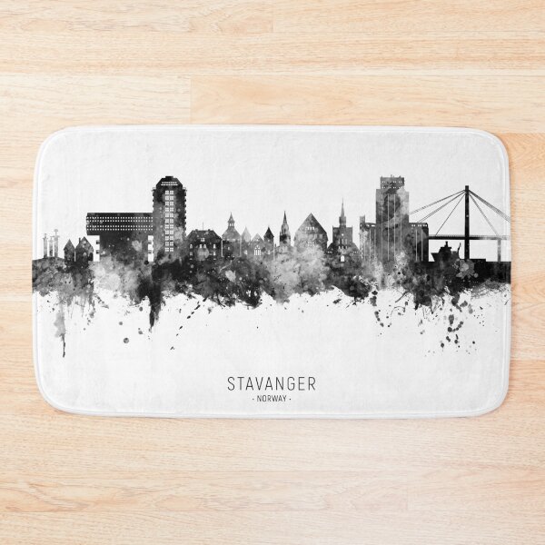 Item preview, Stavanger Norway Skyline designed and sold by ArtPrints.