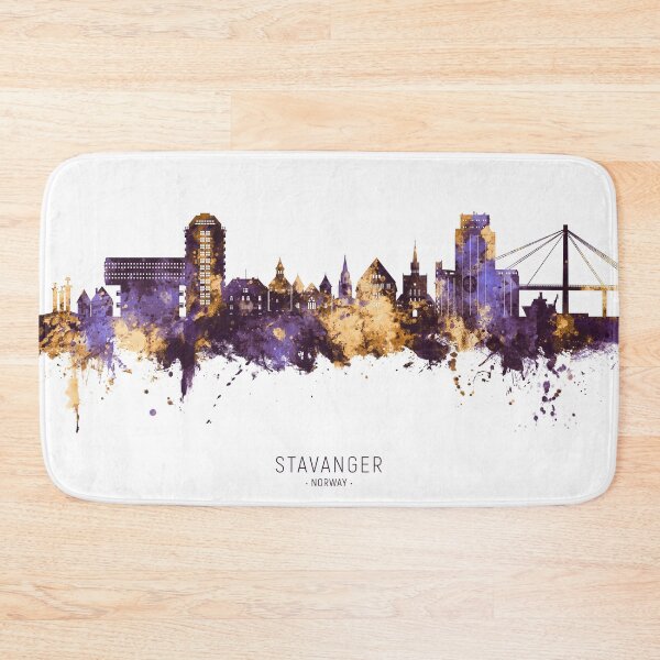 Item preview, Stavanger Norway Skyline designed and sold by ArtPrints.