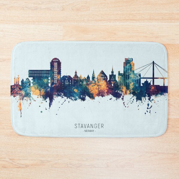 Item preview, Stavanger Norway Skyline designed and sold by ArtPrints.