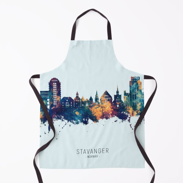 Item preview, Stavanger Norway Skyline designed and sold by ArtPrints.