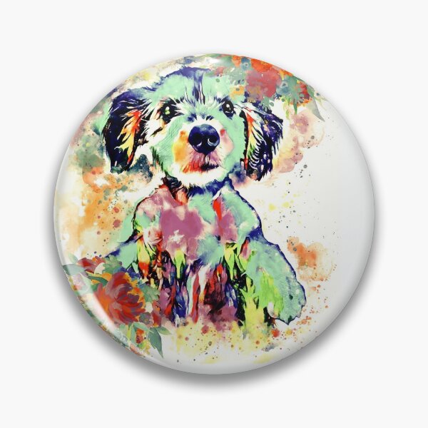 Item preview, Custom dog portrait  Watercolor 3 designed and sold by Nora Gad.