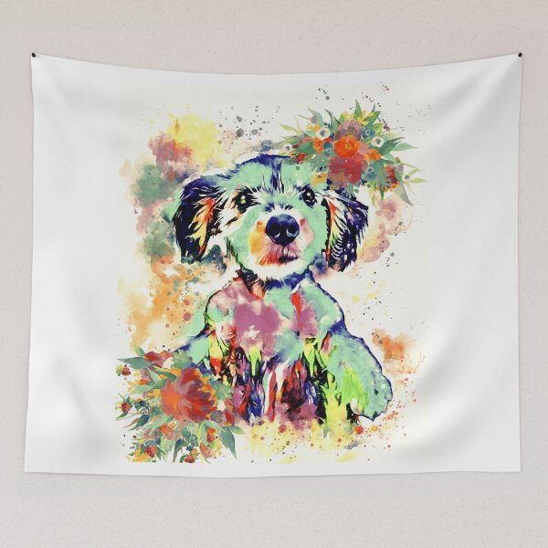 Item preview, Custom dog portrait  Watercolor 3 designed and sold by Nora Gad.