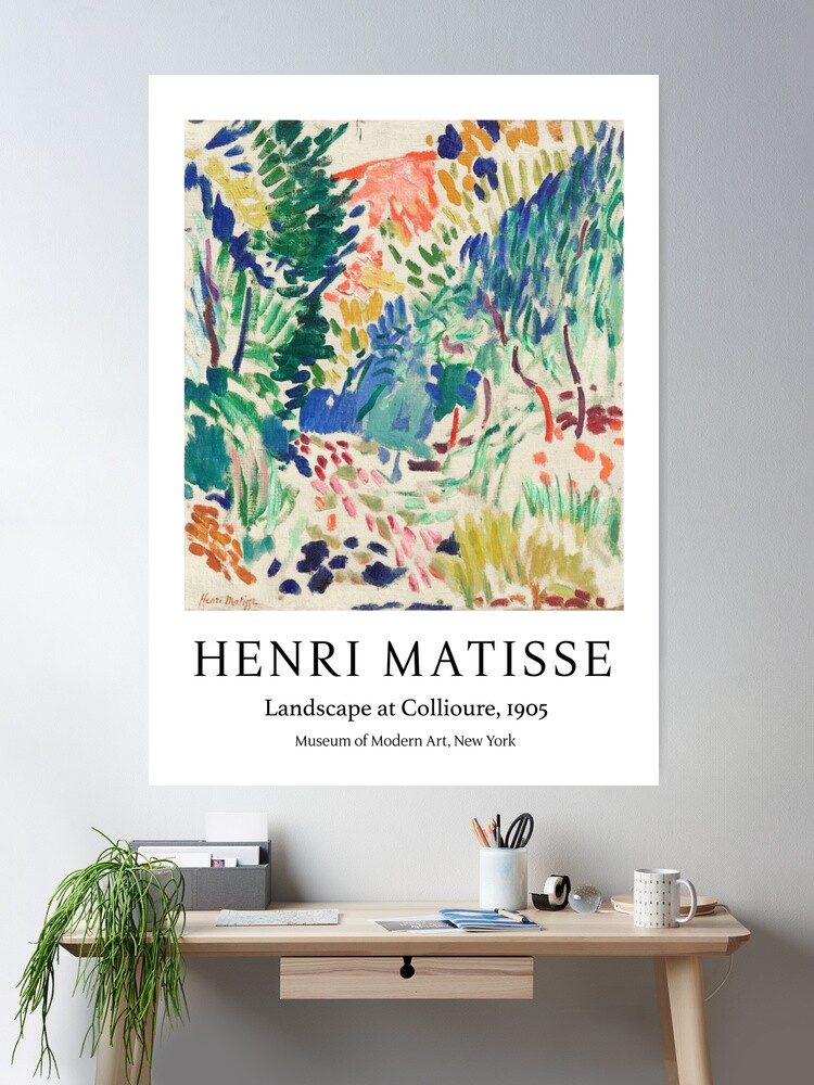 Matisse art Landscape at Collioure exhibition art