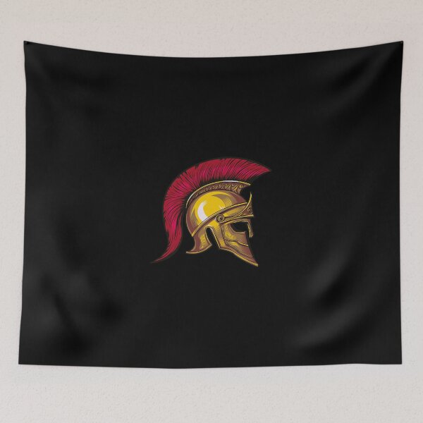 Artikelvorschau, Spartanischer Helm Krieger Gold Symbol Sparta 300 Fitnessstudio Bodybuilding Symbol Kämpfer entworfen und verkauft von lijahhokoren.