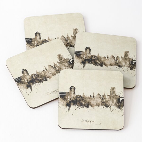 Item preview, Stavanger Norway Skyline designed and sold by ArtPrints.