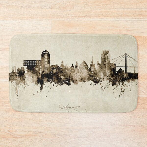 Item preview, Stavanger Norway Skyline designed and sold by ArtPrints.