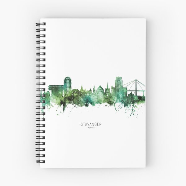 Item preview, Stavanger Norway Skyline designed and sold by ArtPrints.