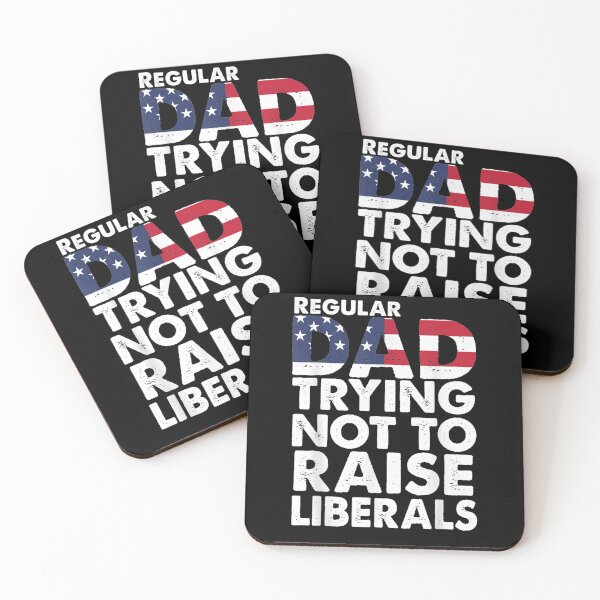 Item preview, Regular Dad Trying Not To Raise Liberal Vintage Usa Flag  designed and sold by tashiav.