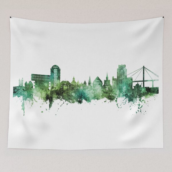 Item preview, Stavanger Norway Skyline designed and sold by ArtPrints.