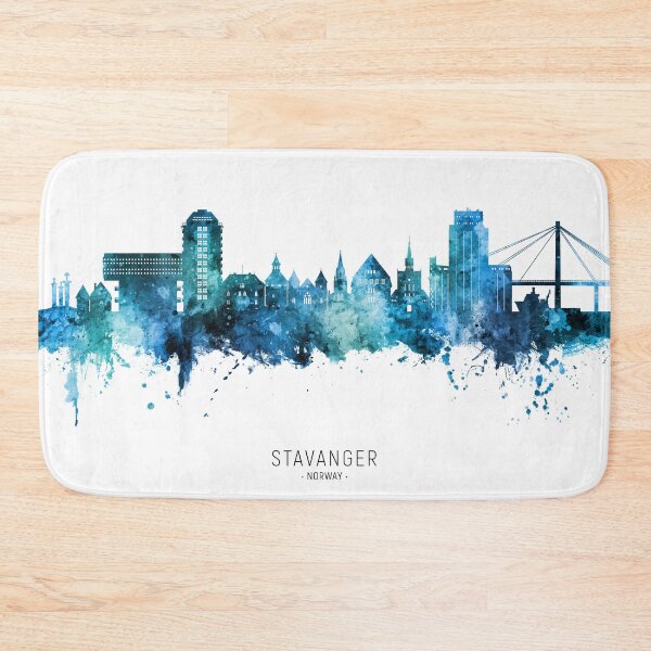 Item preview, Stavanger Norway Skyline designed and sold by ArtPrints.