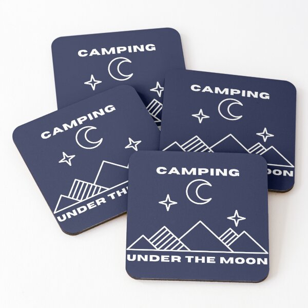Item preview, Camping under the moon designed and sold by Bushtrippers.