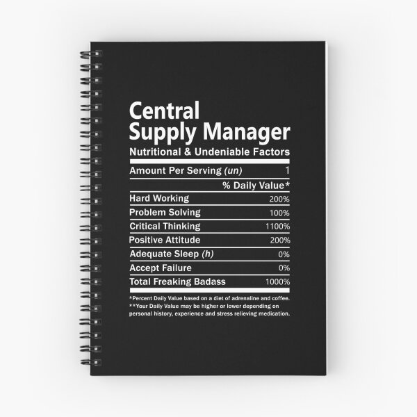 Item preview, Central Supply Manager T Shirt - Nutritional And Undeniable Factors Gift Item Tee designed and sold by uillamab.