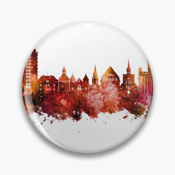 Item preview, Stavanger Norway Skyline designed and sold by ArtPrints.