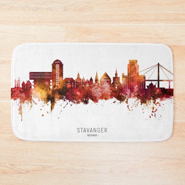 Item preview, Stavanger Norway Skyline designed and sold by ArtPrints.
