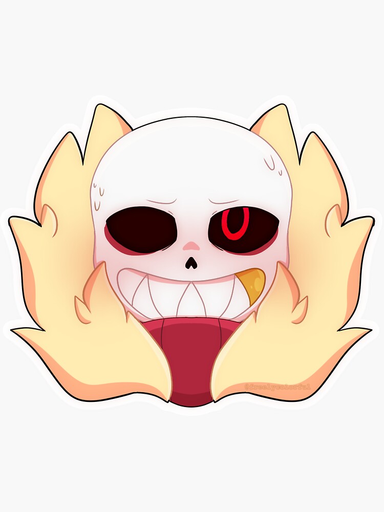 Underfell Sans Vinyl Sticker