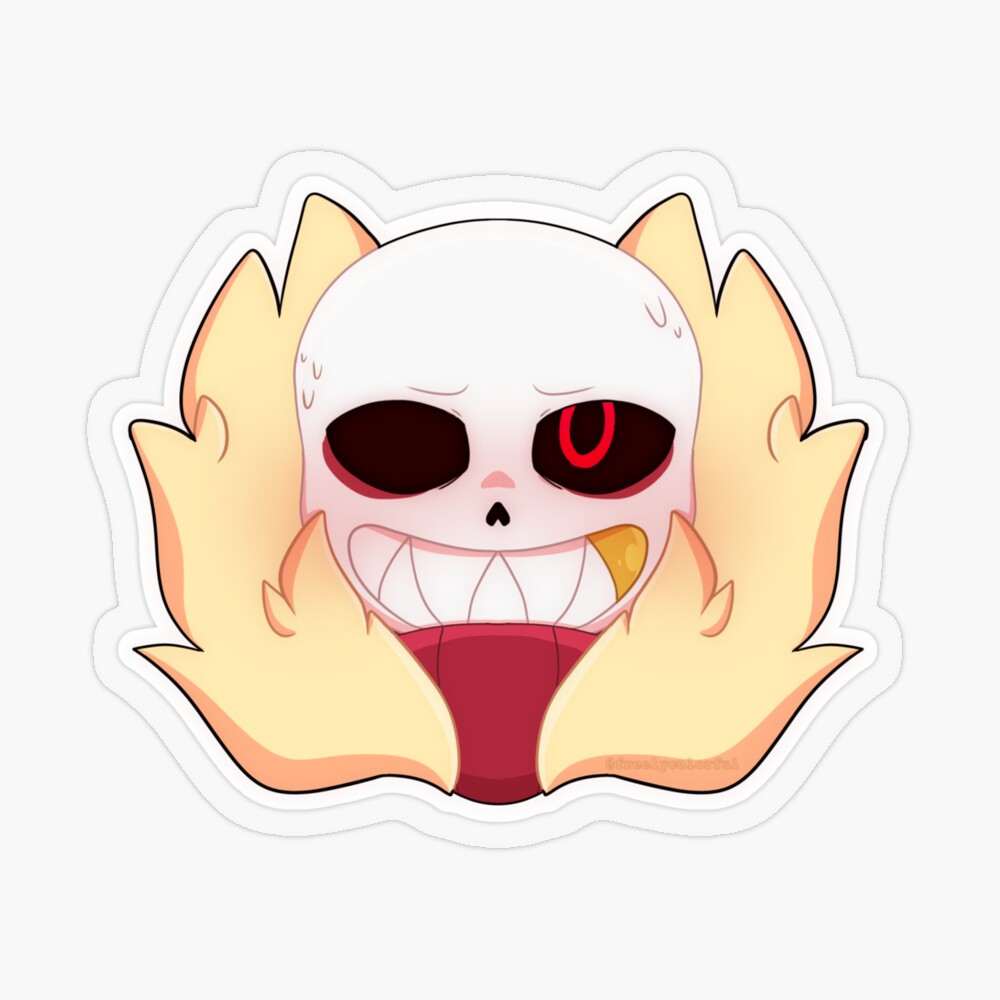 Underfell Sans(Kanzy Artsy's Version) Sticker Bumper Sticker Vinyl Decal 5  