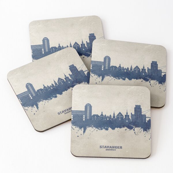 Item preview, Stavanger Norway Skyline designed and sold by ArtPrints.