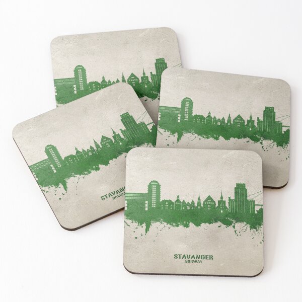 Item preview, Stavanger Norway Skyline designed and sold by ArtPrints.